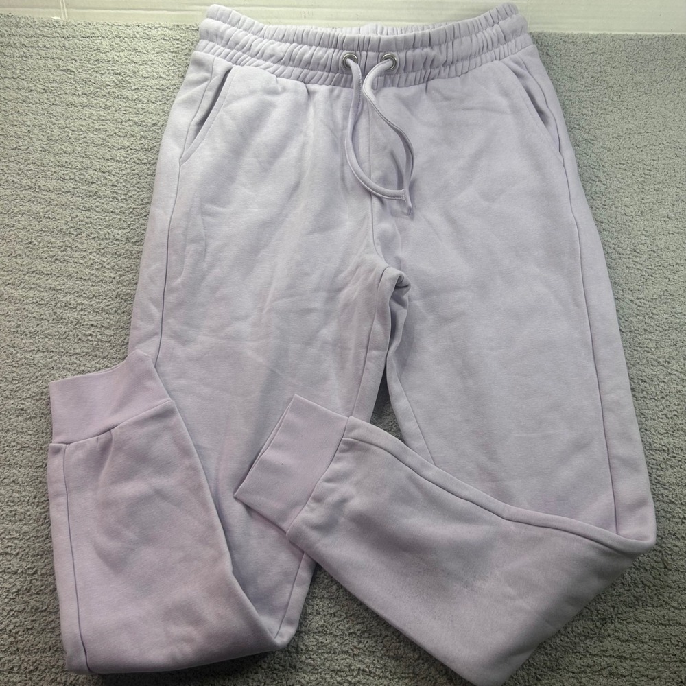 TriDri Joggers Sweatpants Lilac Purple Size M Athleisure Sporty Casual Coquette